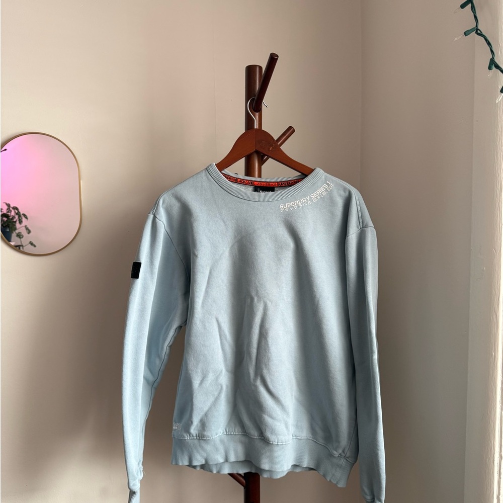 Superdry Black Label Edition in Soft Blue